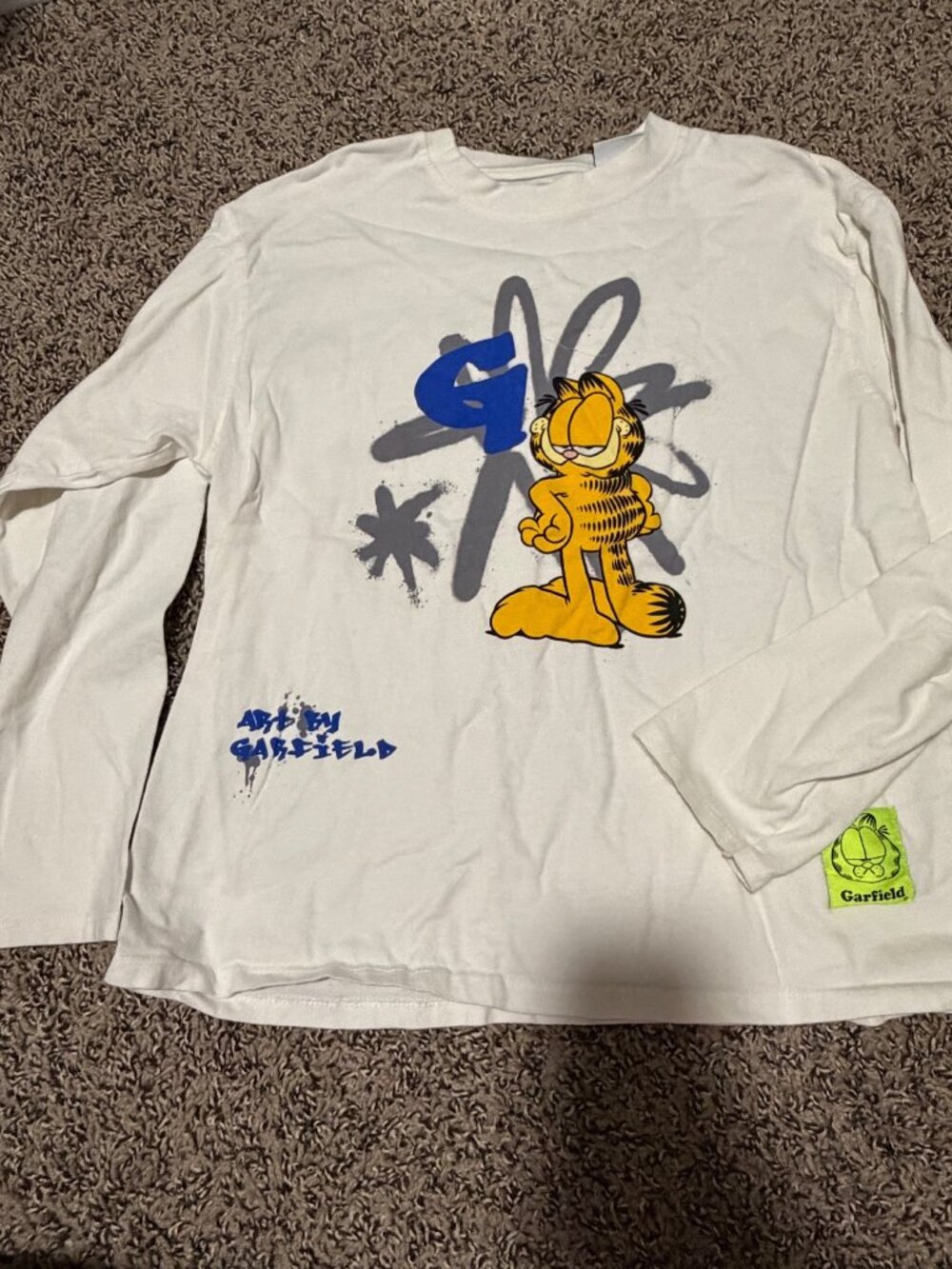 Zara Garfield Long Sleeve T Shirt sz 13-14